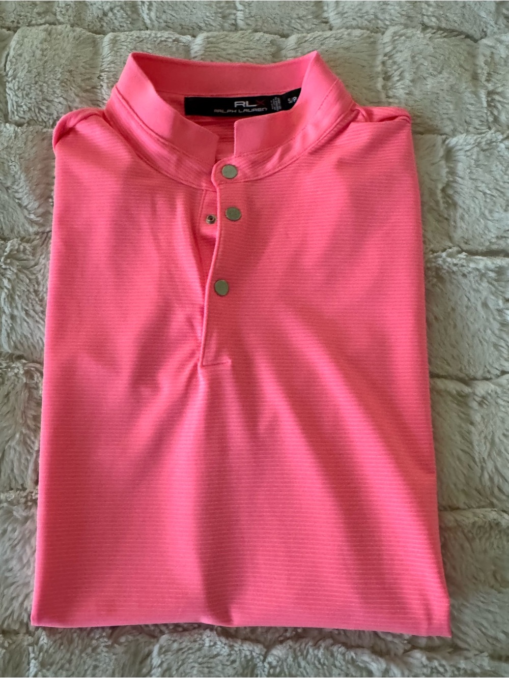 Ralph Lauren RLX Women’s Pink Short-Sleeve Polo Top